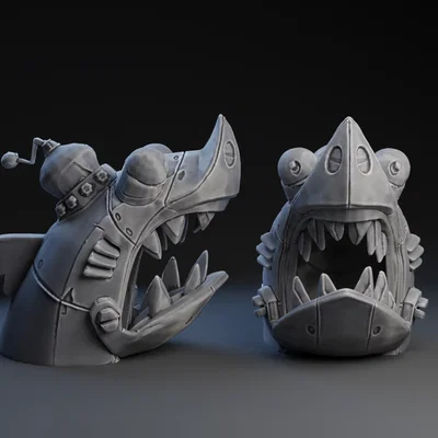 Mô hình Robot Shark 3D - Thiết kế độc đáo từ Plants vs Zombies