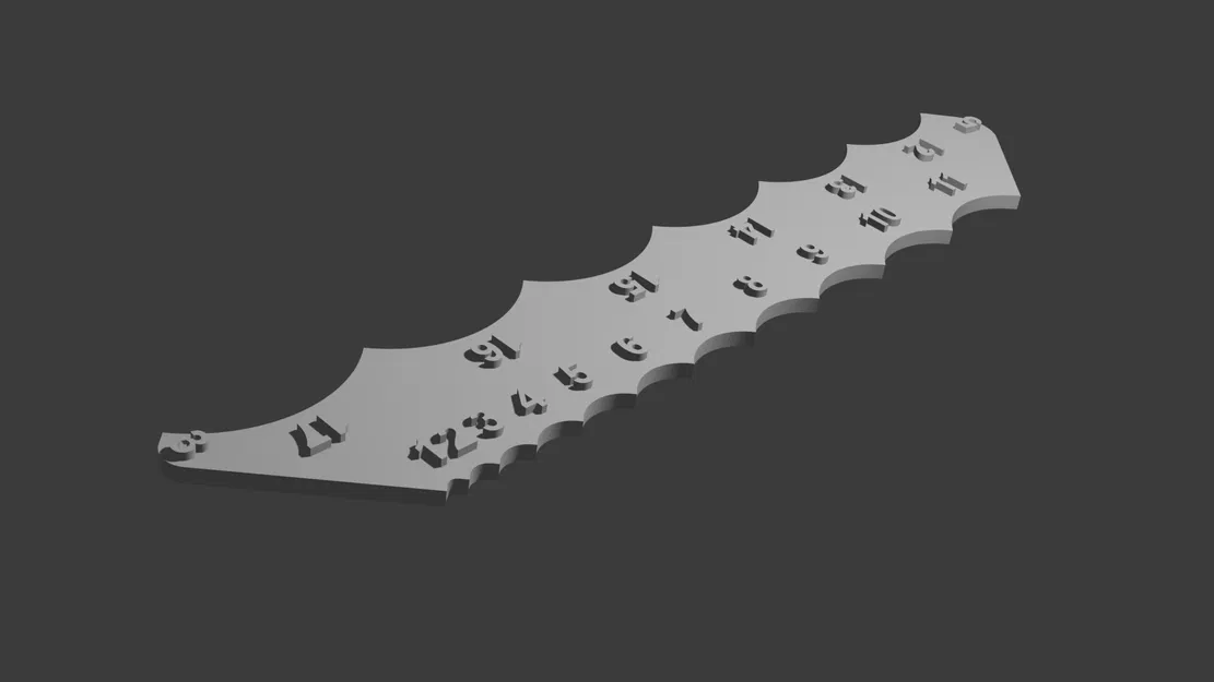 Dụng cụ đo góc bo cạnh | Thước đo Fillet mở rộng | Thiết bị kiểm tra đường cong - Image 1