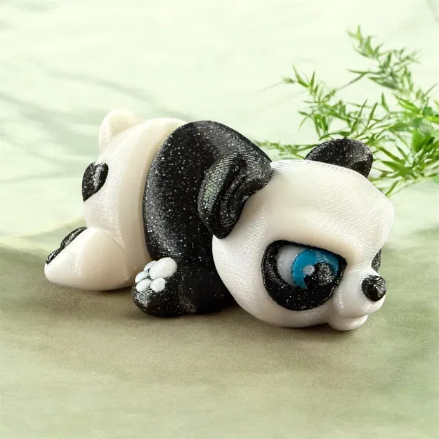 Chú Gấu Trúc Cáu Kỉnh (Grumpy Panda Bear) - Mô hình in 3D dễ thương - Image 3