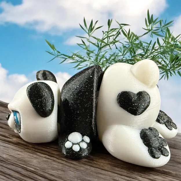 Chú Gấu Trúc Cáu Kỉnh (Grumpy Panda Bear) - Mô hình in 3D dễ thương - Image 4
