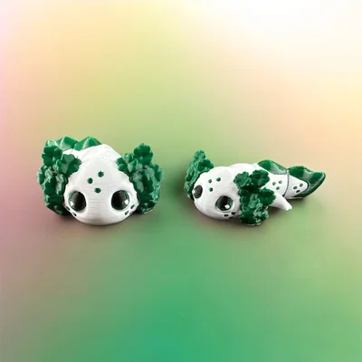 Mô hình Axolotl May Mắn Khớp Nối (Flexi) cho ngày Lễ Thánh Patrick