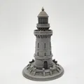 Mô hình ngọn hải đăng thu nhỏ (Lighthouse) cho sa bàn DND - Thumbnail 1
