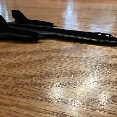 Mô hình Kit Card máy bay SR-71 Blackbird và chân đế