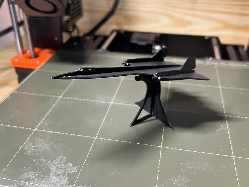 Mô hình Kit Card máy bay SR-71 Blackbird và chân đế - Image 7