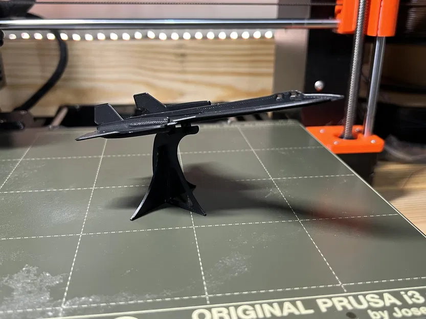 Mô hình Kit Card máy bay SR-71 Blackbird và chân đế - Image 8