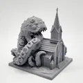 Mô hình Quái vật Vũ trụ nuốt chửng Nhà thờ - Thumbnail 1
