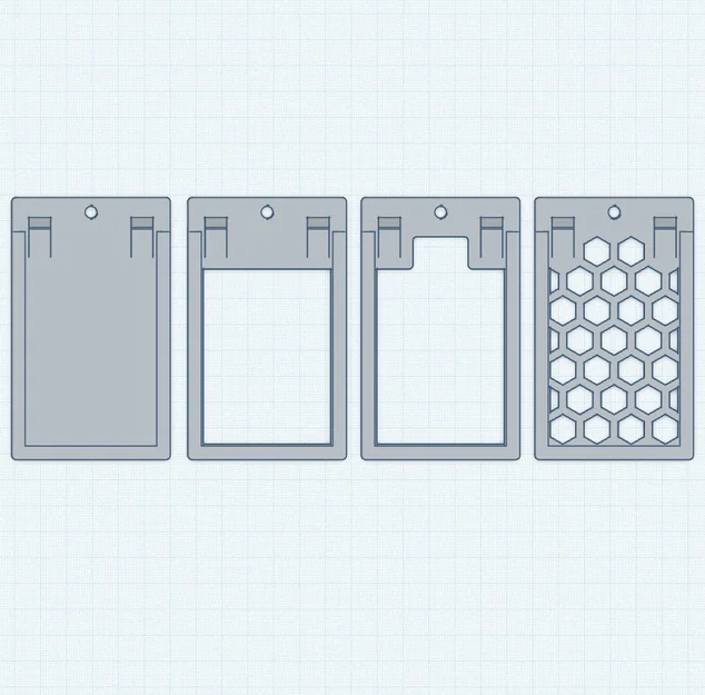 Khung đựng thẻ ID / bao thẻ từ (4 phiên bản) - Image 1