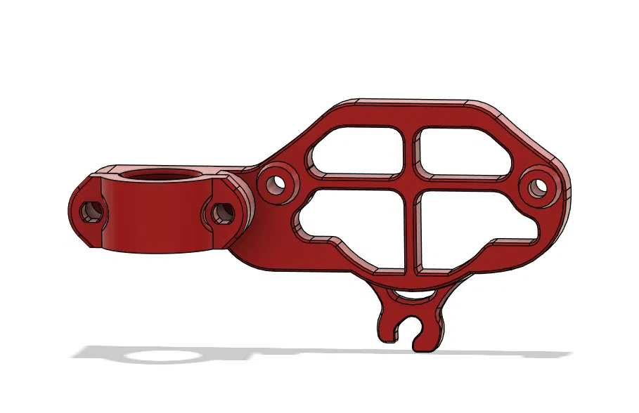 Ngàm gắn Nitehawk 36 cho đầu in Xol, dùng Sherpa Mini extruder và PUG strain relief - Image 2