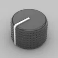Núm vặn chiết áp (Potentiometer Knob) cho thiết bị điện tử - Bản in MMU - Thumbnail 1