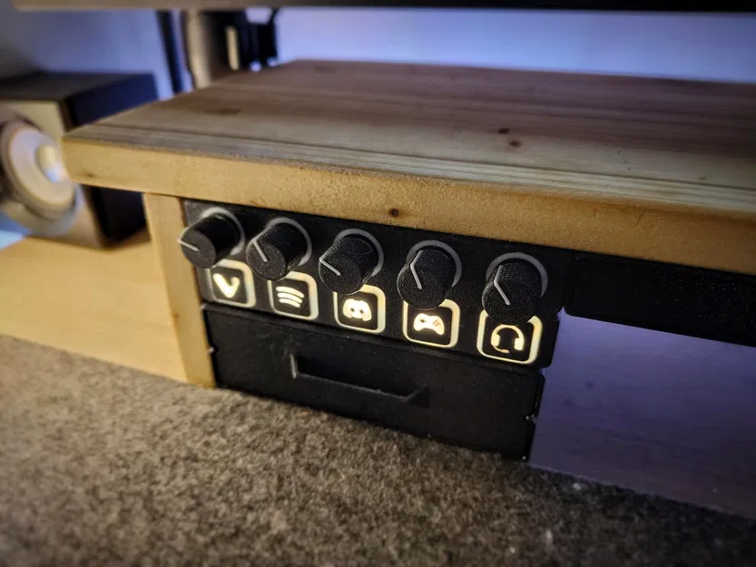 Núm vặn chiết áp (Potentiometer Knob) cho thiết bị điện tử - Bản in MMU - Image 2