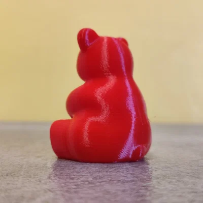 Mô hình 3D chú gấu Gummy Bear chi tiết và đáng yêu
