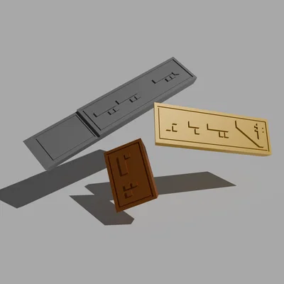 Mô hình tiền tệ Republic Credits (Star Wars) in 3D