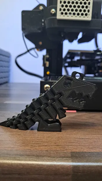 Móc khóa khủng long Flexi T-Rex linh hoạt in 3D siêu dễ - Image 4