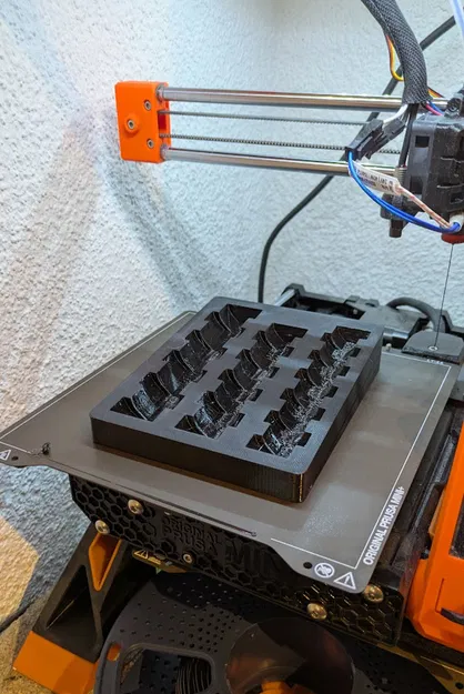 Khay sắp xếp tiền xu Euro (Euro Coin Sorter Tray) 3D Printing - Image 3