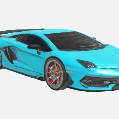 Mô hình xe thể thao Lambo 3D cực chất cho người đam mê tốc độ