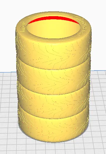 Ống cắm bút hình lốp xe F1 - Bản Intermediate Compound - Image 2