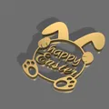 Mô hình trang trí Happy Easter hình chú thỏ dễ thương in 3D - Thumbnail 2