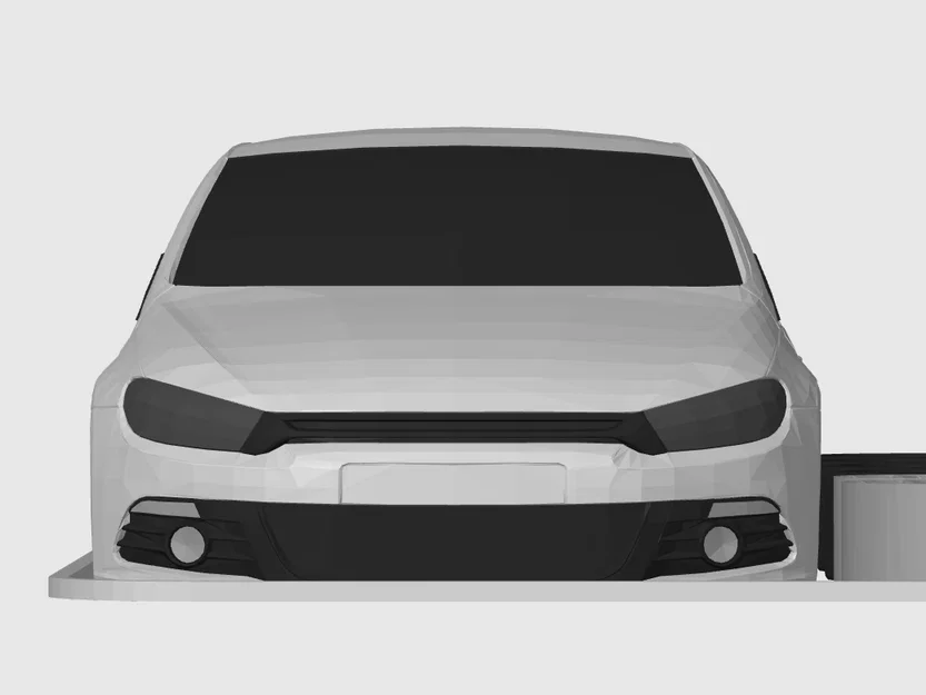 Mô hình lắp ráp Volkswagen Scirocco Kit Card (tỷ lệ 1:24) - Image 4