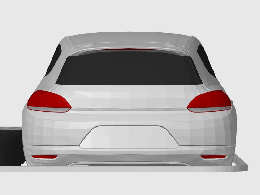 Mô hình lắp ráp Volkswagen Scirocco Kit Card (tỷ lệ 1:24) - Image 5