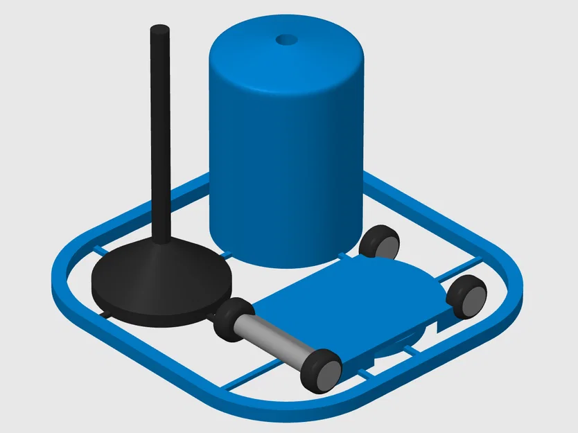 Thùng chứa nhớt thải Kit Card - Phụ kiện garage diorama tỉ lệ 1:24 - Image 5