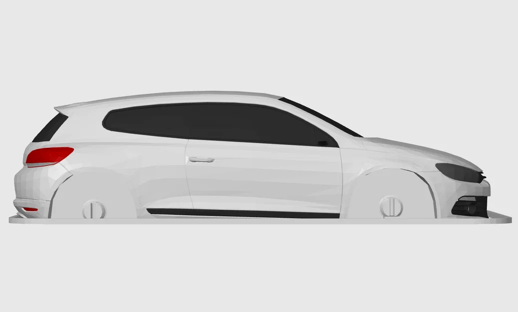 Mô hình lắp ráp Volkswagen Scirocco Kit Card (tỷ lệ 1:24) - Image 6