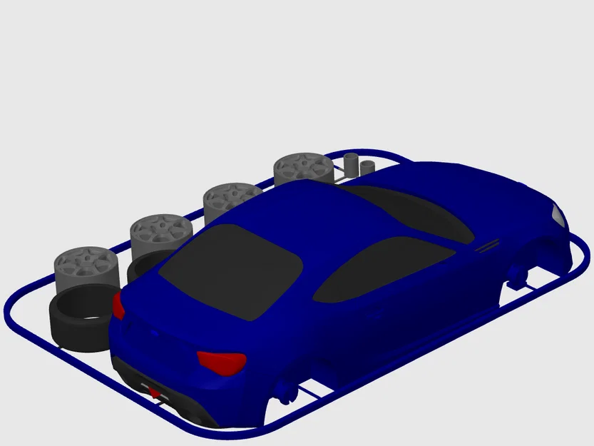 Subaru BRZ Kit Card (Tỷ lệ 1:24) - Image 6