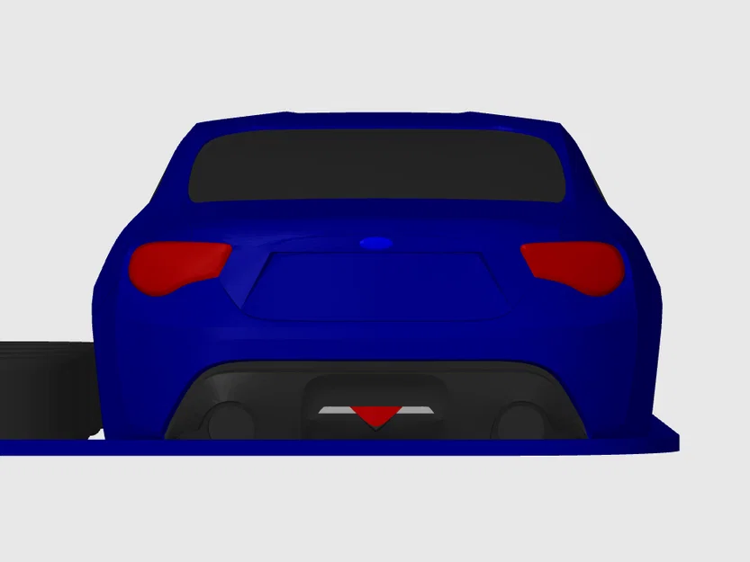 Subaru BRZ Kit Card (Tỷ lệ 1:24) - Image 8