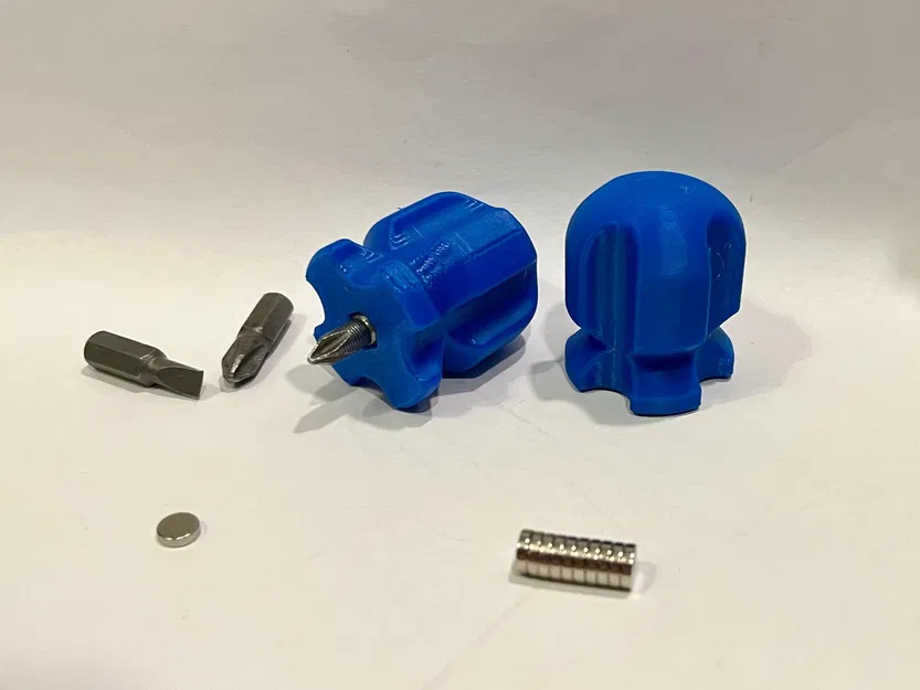 Bộ giữ mũi vít 1/4" có từ tính (kèm file tùy chỉnh thông số) - Image 1