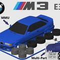 Mô hình BMW M3 E36 Coupé Kit Card (Tỷ lệ 1:24) - Thumbnail 1