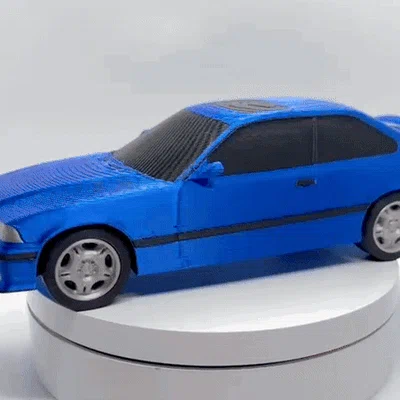 Mô hình BMW M3 E36 Coupé Kit Card (Tỷ lệ 1:24)