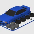 Mô hình BMW M3 E36 Coupé Kit Card (Tỷ lệ 1:24) - Thumbnail 10