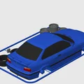 Mô hình BMW M3 E36 Coupé Kit Card (Tỷ lệ 1:24) - Thumbnail 11
