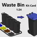 Kit Card Thùng Rác - Phụ kiện diorama garage tỉ lệ 1:24 - Thumbnail 1