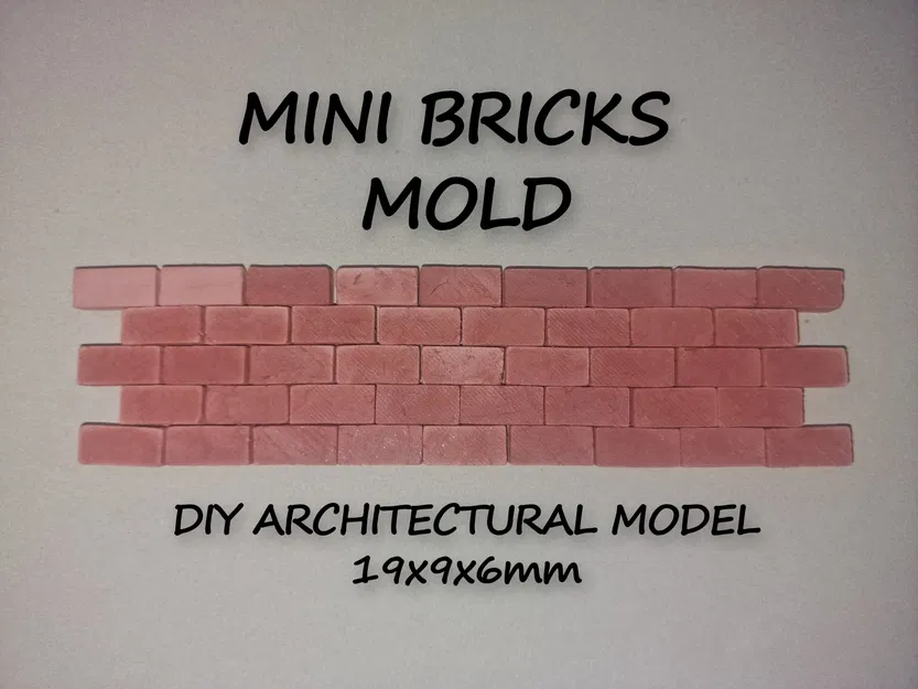 Khuôn đúc gạch mini (miniature bricks mold) - Image 1