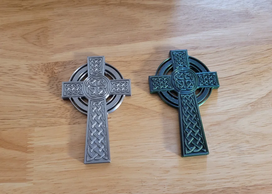 Mô hình Thánh giá Celtic (Celtic Cross) in 3D nghệ thuật - Image 1