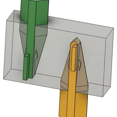 Sy's Peglock - Bản mẫu khối âm (Negative Body Template)