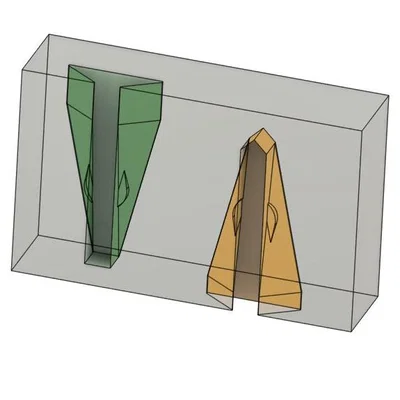 Sy's Peglock - Bản mẫu khối âm (Negative Body Template)