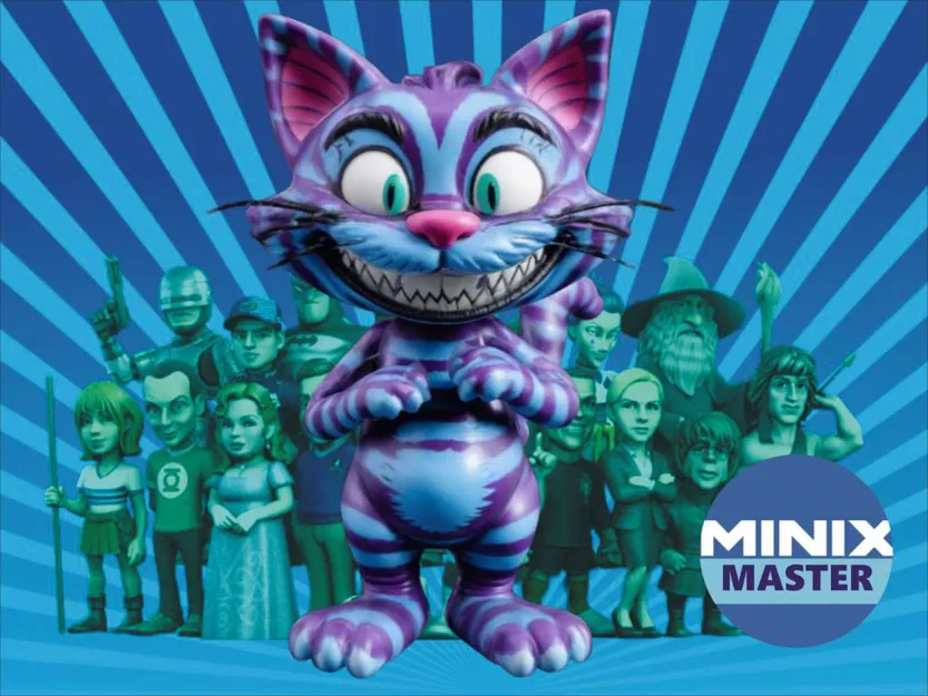 Mô hình 3D Mèo Cheshire Minix: Ấn tượng, độc đáo và dễ in - Image 1