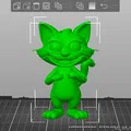 Mô hình 3D Mèo Cheshire Minix: Ấn tượng, độc đáo và dễ in - Thumbnail 2