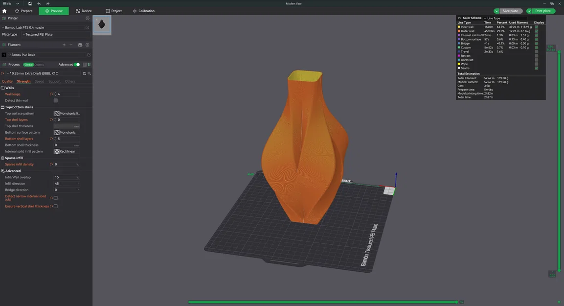 Modern Vase - Bình hoa thiết kế hiện đại đầy phong cách - Image 3