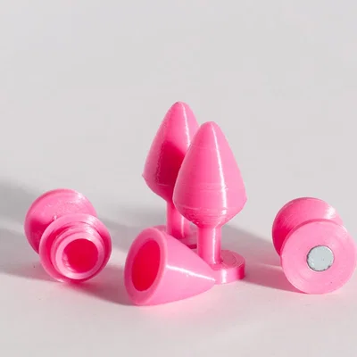 Mô hình hộp đựng hình nút bịt có ren vặn