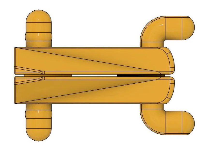 Sy's Peglock - Bộ gắn bảng cho Pegboard kim loại 25mm - Image 1