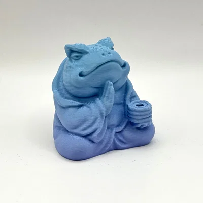 Zen Frog Sage – Tượng Chú Ếch Thiền Sư Độc Đáo