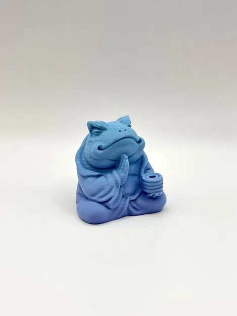 Zen Frog Sage – Tượng Chú Ếch Thiền Sư Độc Đáo - Image 3