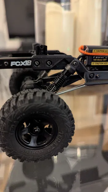 Nâng cấp chân đế giảm xóc FMS FCX18 LC80 cho khả năng vượt địa hình - Image 1