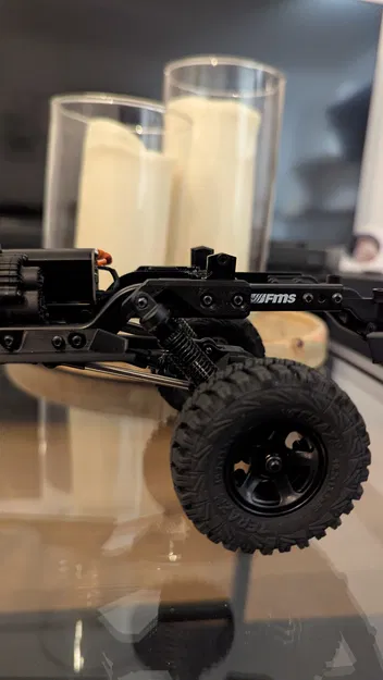 Nâng cấp chân đế giảm xóc FMS FCX18 LC80 cho khả năng vượt địa hình - Image 3