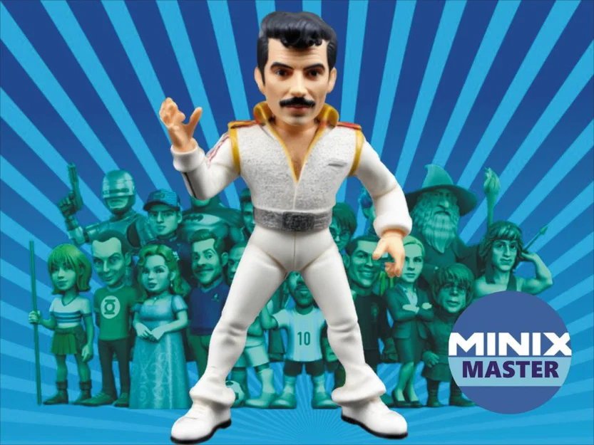 Mô hình Freddie Mercury phong cách Minix độc đáo cho fan hâm mộ - Image 1