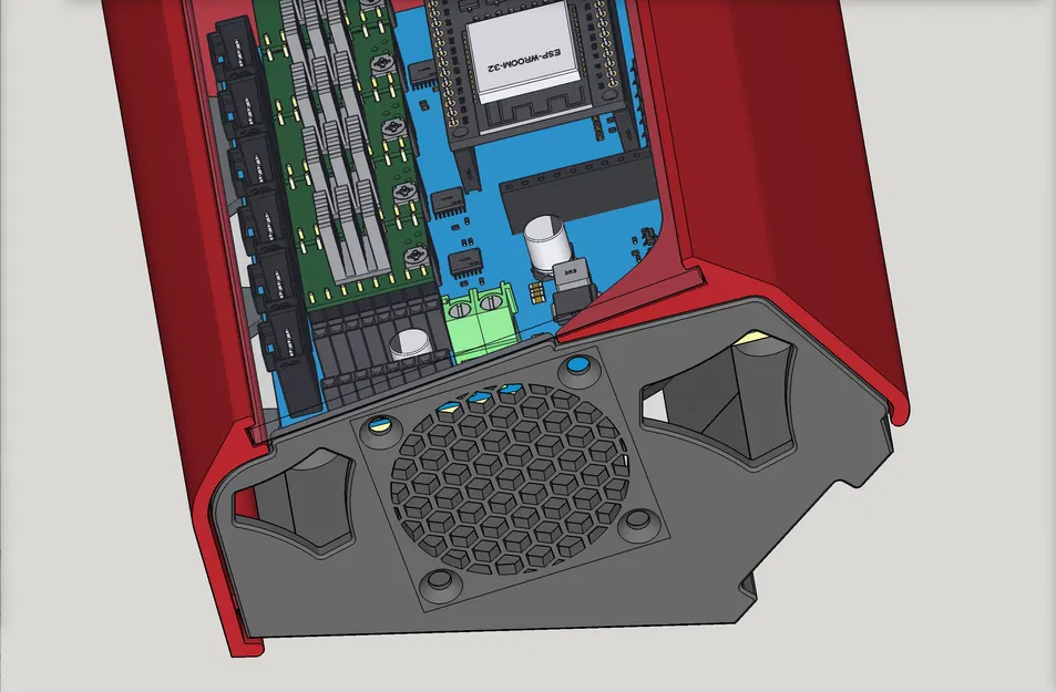Hộp chứa bo mạch Jackpot CNC cho LowRider v3 (thêm 25mm không gian, cửa sổ mica) - Image 11