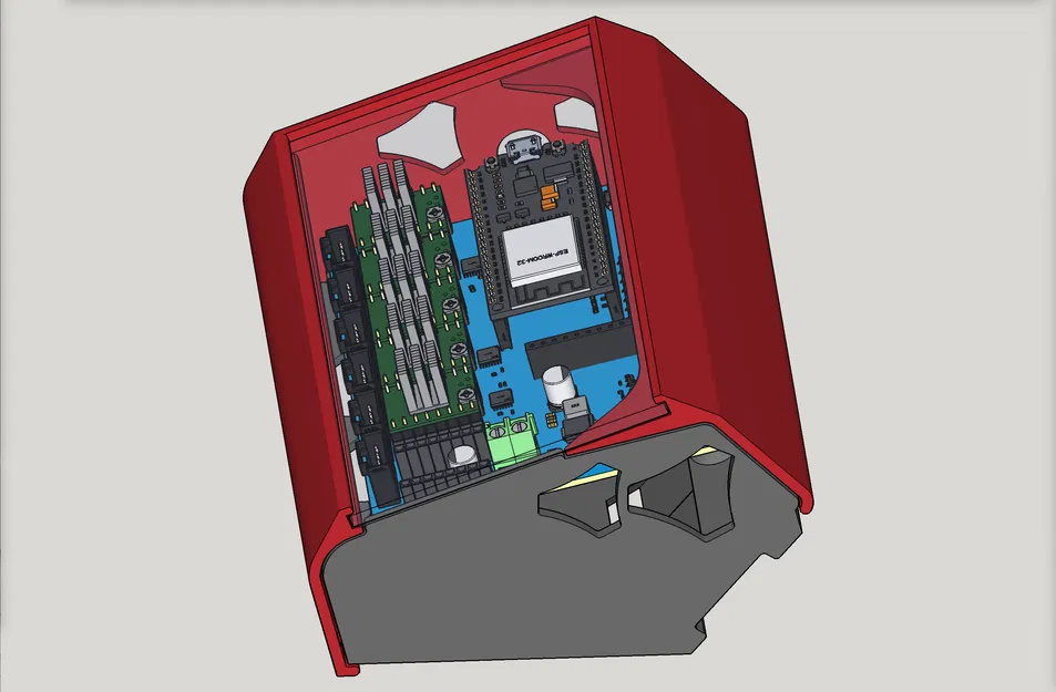 Hộp chứa bo mạch Jackpot CNC cho LowRider v3 (thêm 25mm không gian, cửa sổ mica) - Image 12
