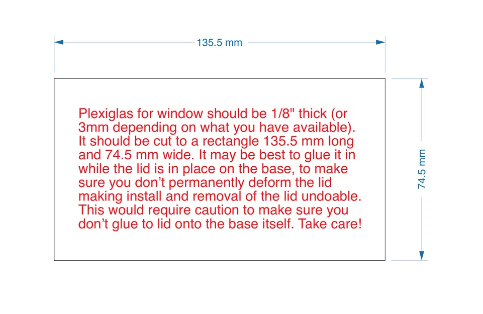 Hộp chứa bo mạch Jackpot CNC cho LowRider v3 (thêm 25mm không gian, cửa sổ mica) - Image 13